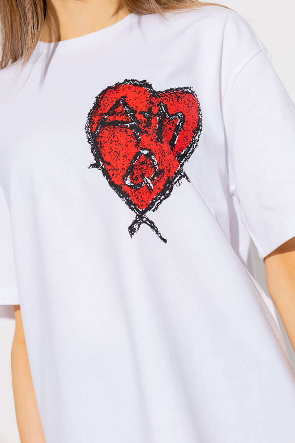Alexander McQueen T - shirt with logo - Alexander McQueen Alexander McQueen T - shirt with logo - Alexander McQueen